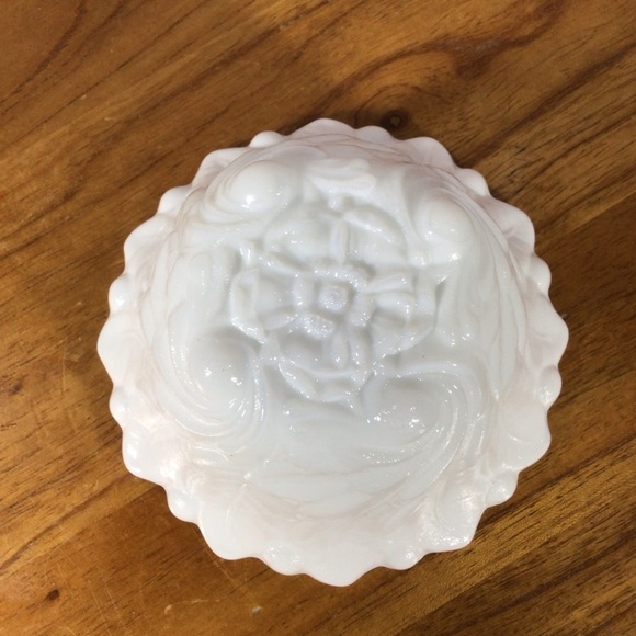 Vintage Milk Glass Taper Candle Holder - Picture 5 of 5